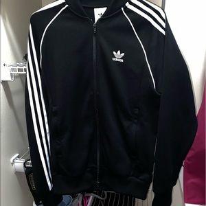 Adidas Black Zip Up